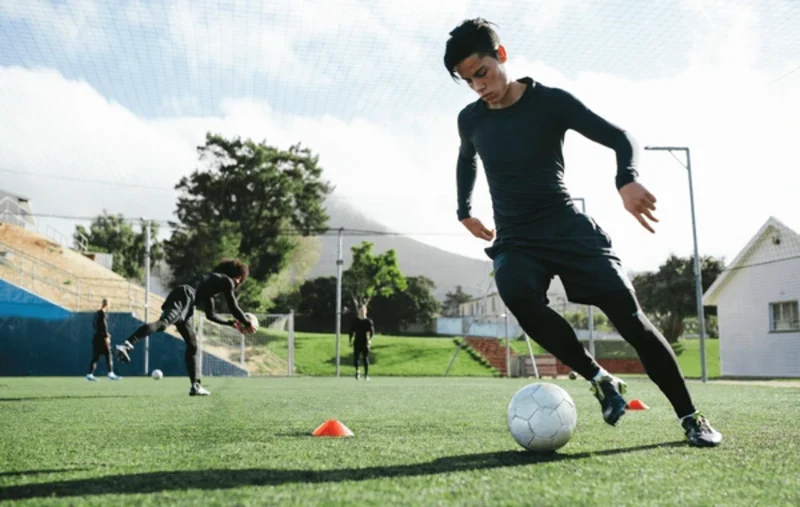 entrenamiento y regate